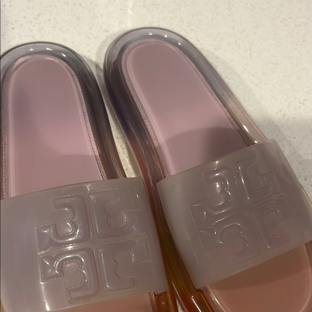 Tory Burch Pink Jelly Sandals